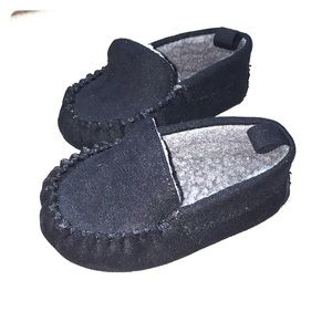 EUC Black pre-walker baby loafers